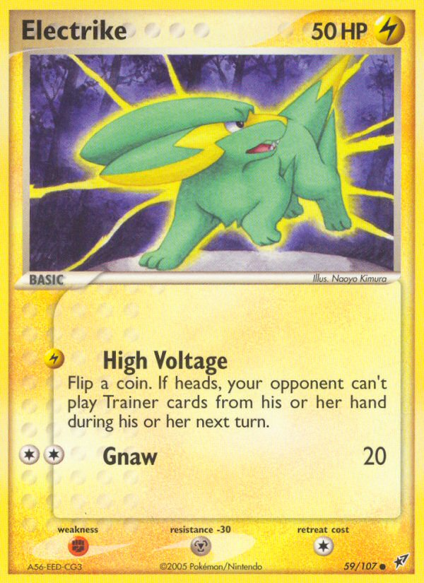 Electrike - Deoxys - #59 - Pokemon TCG card