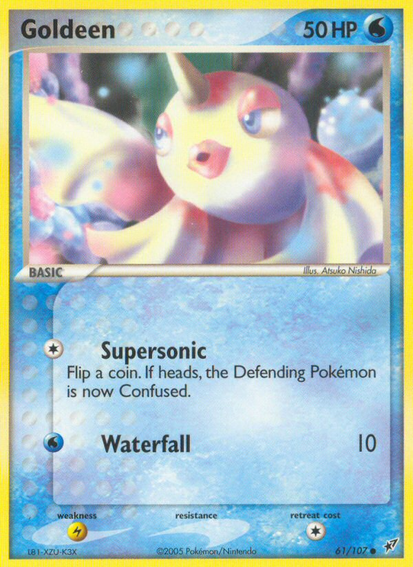 Goldeen - Deoxys - #61 - Pokemon TCG card