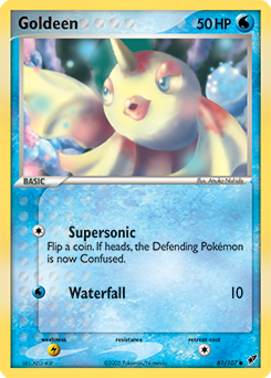 Goldeen #61 Goldeen - Deoxys - #61 - Pokemon TCG card