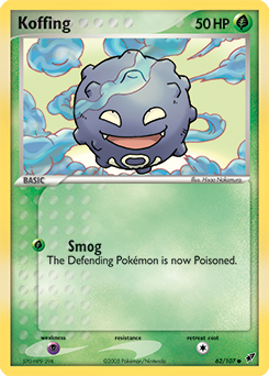 Koffing #62 Koffing - Deoxys - #62 - Pokemon TCG card