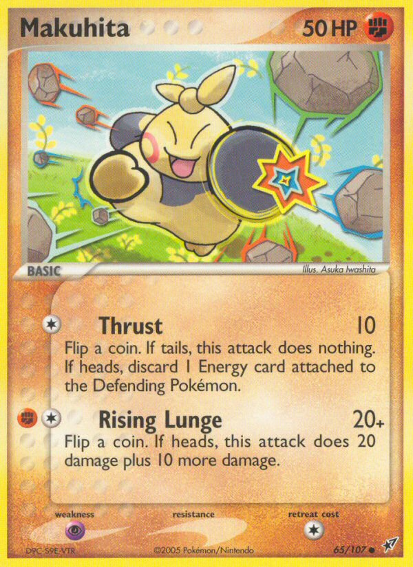 Makuhita - Deoxys - #65 - Pokemon TCG card