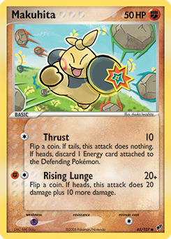 Makuhita - Deoxys - #65 - Pokemon TCG card
