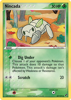 Nincada - Deoxys - #67 - Pokemon TCG card