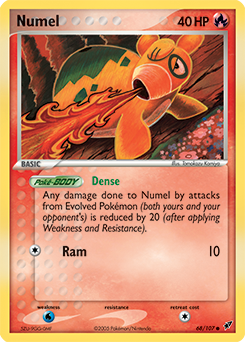 Numel #68 Numel - Deoxys - #68 - Pokemon TCG card