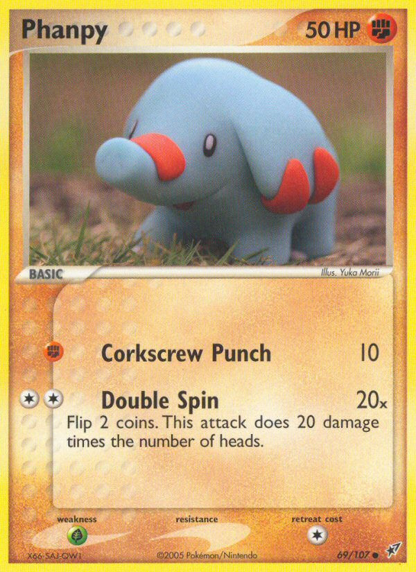 Phanpy - Deoxys - #69 - Pokemon TCG card