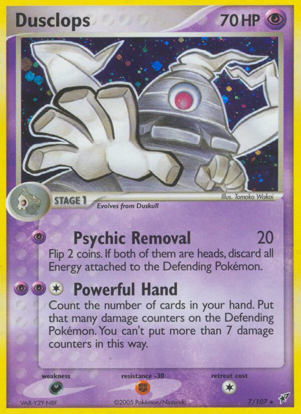 Dusclops - Deoxys - #7 - Pokemon TCG card