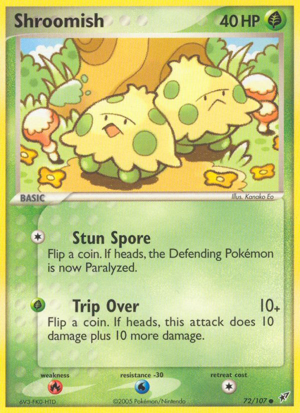 Shroomish - Deoxys - #72 - Pokemon TCG card