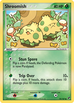 Shroomish #72 Shroomish - Deoxys - #72 - Pokemon TCG card