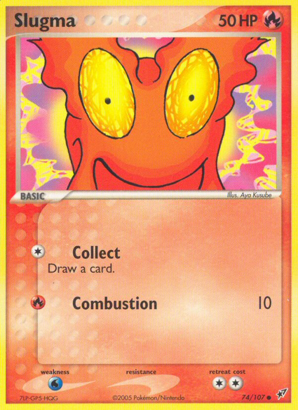 Slugma - Deoxys - #74 - Pokemon TCG card