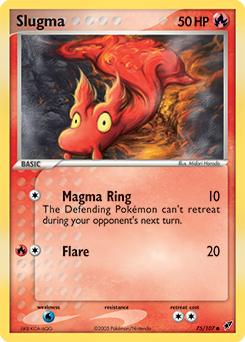 Slugma - Deoxys - #75 - Pokemon TCG card