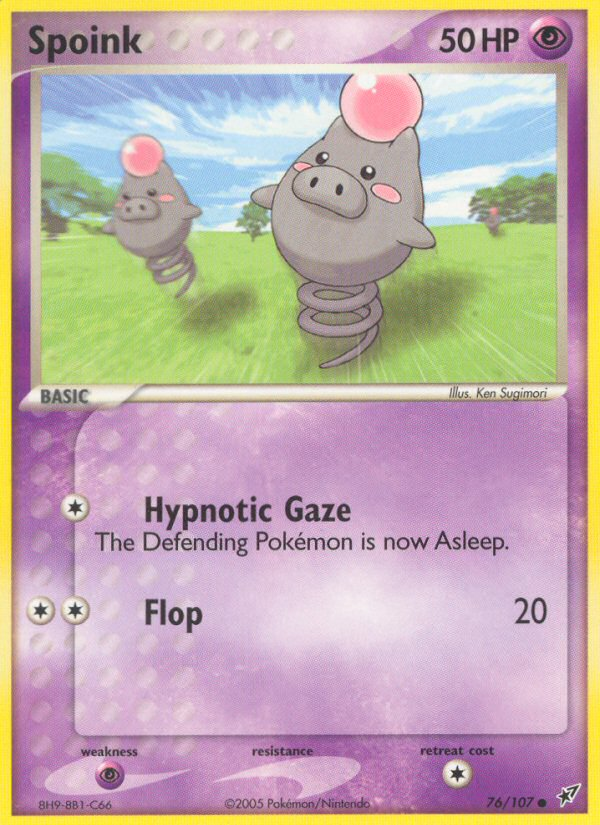Spoink - Deoxys - #76 - Pokemon TCG card