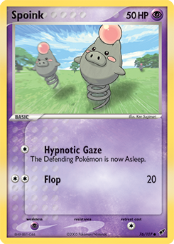 Spoink - Deoxys - #76 - Pokemon TCG card