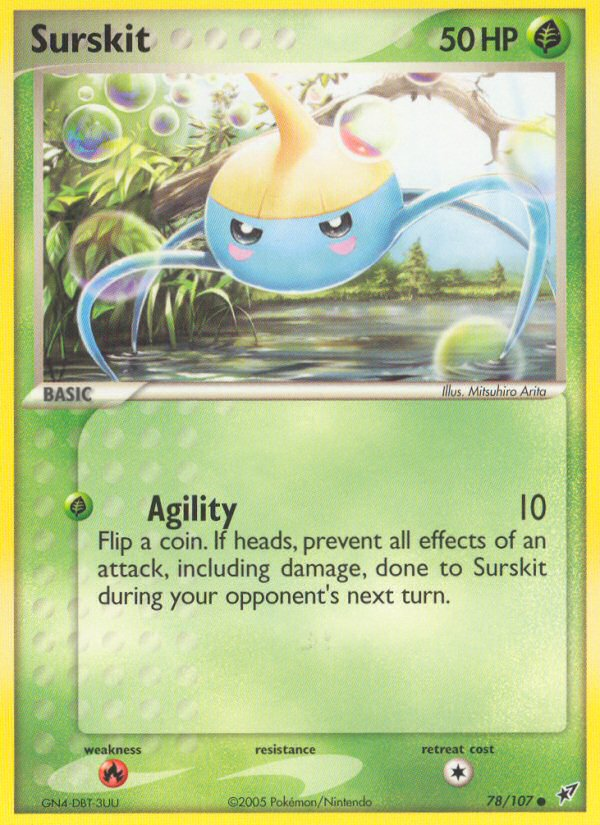 Surskit - Deoxys - #78 - Pokemon TCG card