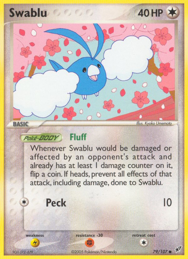 Swablu - Deoxys - #79 - Pokemon TCG card