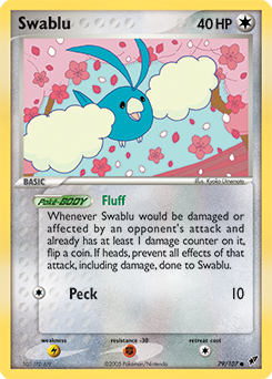 Swablu #79 Swablu - Deoxys - #79 - Pokemon TCG card