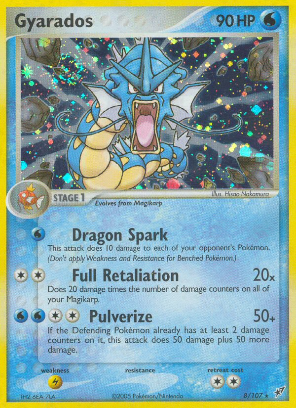 Gyarados - Deoxys - #8 - Pokemon TCG card