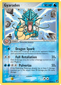 Gyarados #8 Gyarados - Deoxys - #8 - Pokemon TCG card