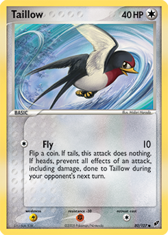 Taillow - Deoxys - #80 - Pokemon TCG card