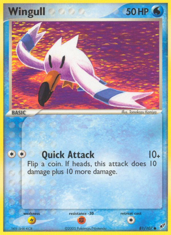 Wingull - Deoxys - #81 - Pokemon TCG card