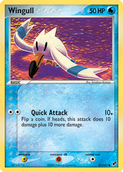 Wingull - Deoxys - #81 - Pokemon TCG card