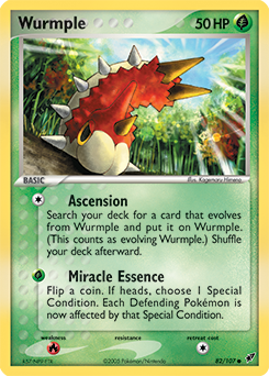 Wurmple - Deoxys - #82 - Pokemon TCG card