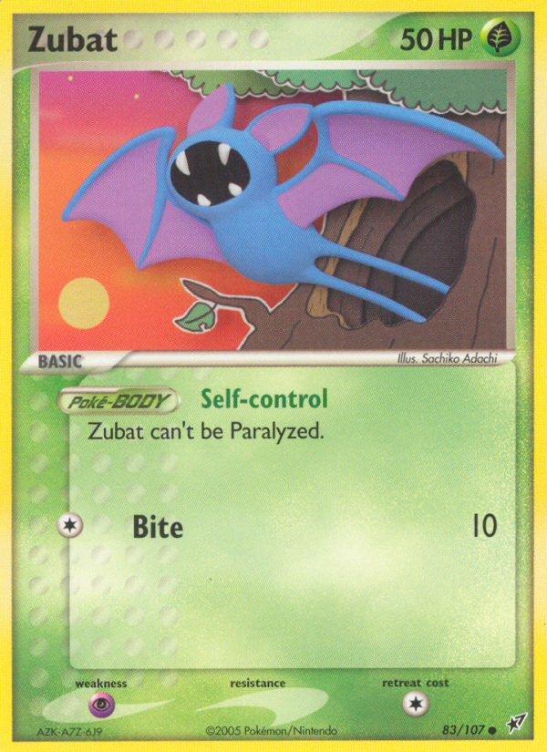Zubat - Deoxys - #83 - Pokemon TCG card