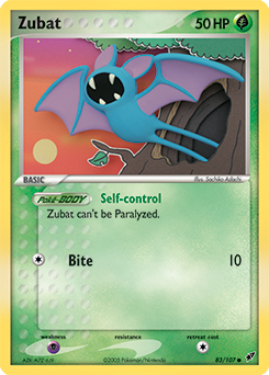 Zubat - Deoxys - #83 - Pokemon TCG card