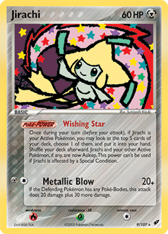 Jirachi #9 Jirachi - Deoxys - #9 - Pokemon TCG card
