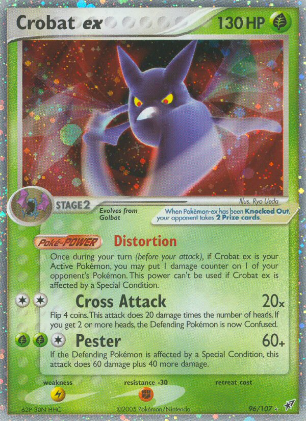 Crobat ex - Deoxys - #96 - Pokemon TCG card