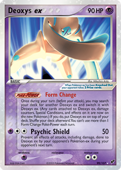 Deoxys ex #99 Deoxys ex - Deoxys - #99 - Pokemon TCG card