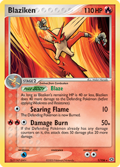 Blaziken #1 Blaziken - Emerald - #1 - Pokemon TCG card