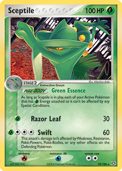 Sceptile - Emerald - #10 - Pokemon TCG card