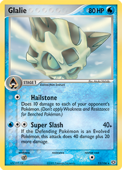 Glalie #13 Glalie - Emerald - #13 - Pokemon TCG card