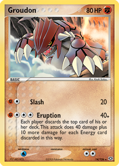 Groudon #14 Groudon - Emerald - #14 - Pokemon TCG card