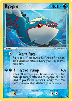 Kyogre - Emerald - #15 - Pokemon TCG card