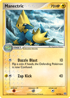 Manectric #16 Manectric - Emerald - #16 - Pokemon TCG card