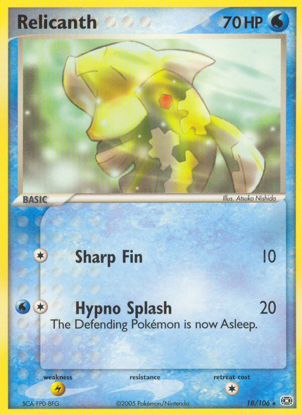 Relicanth - Emerald - #18 - Pokemon TCG card