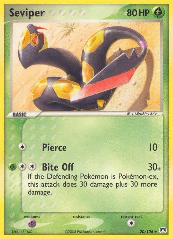 Seviper - Emerald - #20 - Pokemon TCG card