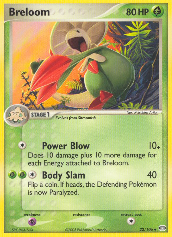 Breloom - Emerald - #22 - Pokemon TCG card