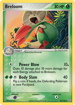 Breloom #22 Breloom - Emerald - #22 - Pokemon TCG card