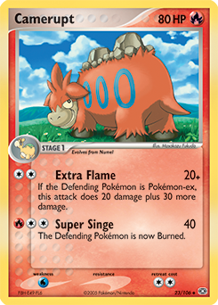 Camerupt #23 Camerupt - Emerald - #23 - Pokemon TCG card