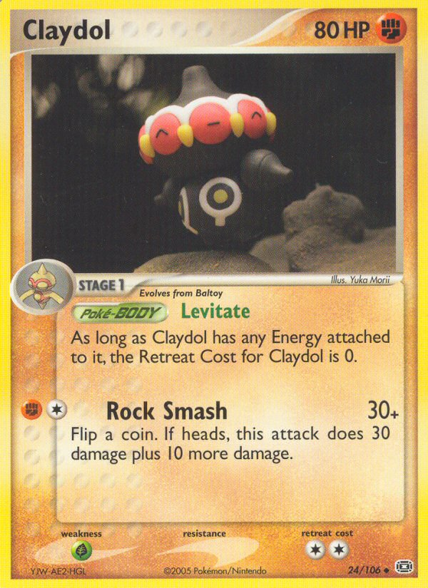 Claydol - Emerald - #24 - Pokemon TCG card