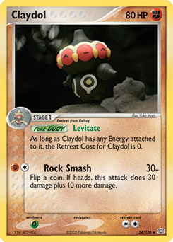 Claydol - Emerald - #24 - Pokemon TCG card
