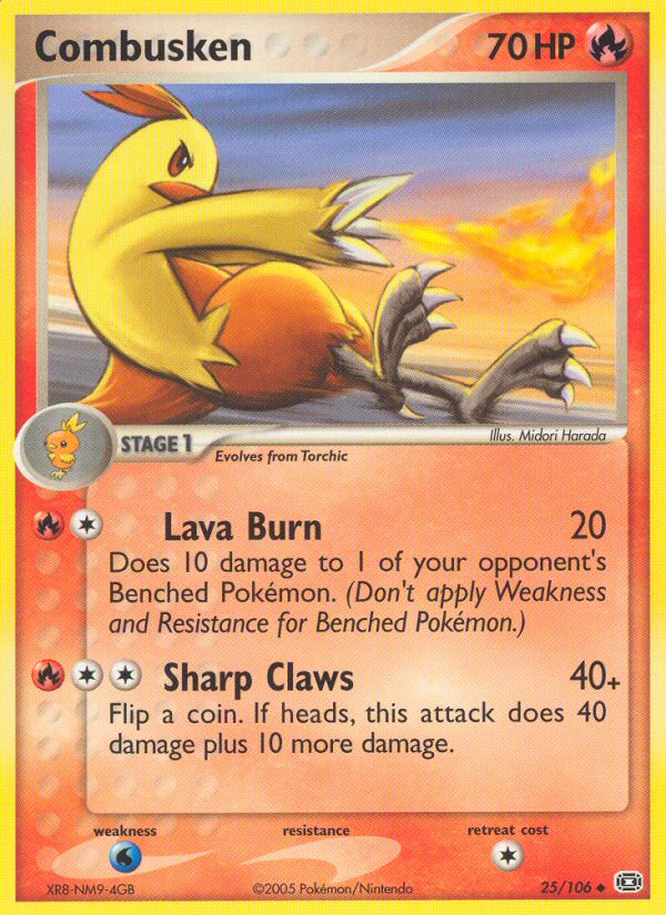 Combusken - Emerald - #25 - Pokemon TCG card