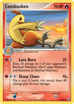 Combusken - Emerald - #25 - Pokemon TCG card