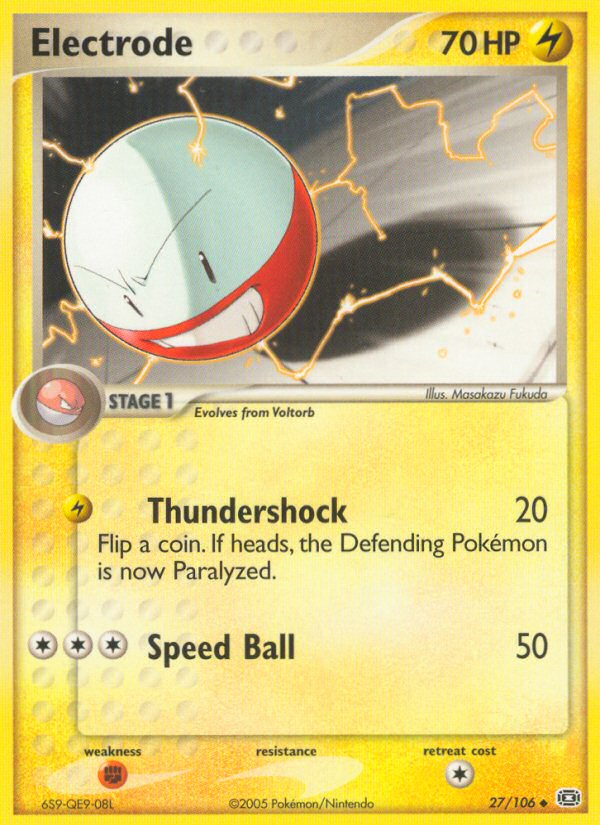 Electrode - Emerald - #27 - Pokemon TCG card