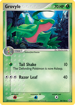 Grovyle - Emerald - #28 - Pokemon TCG card