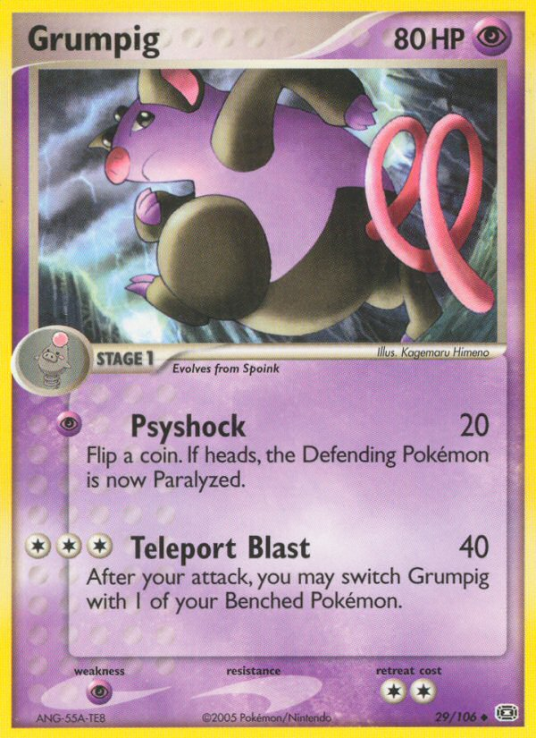 Grumpig - Emerald - #29 - Pokemon TCG card