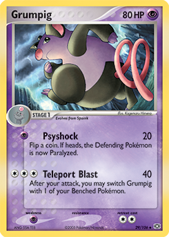 Grumpig #29 Grumpig - Emerald - #29 - Pokemon TCG card