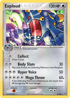 Exploud #3 Exploud - Emerald - #3 - Pokemon TCG card